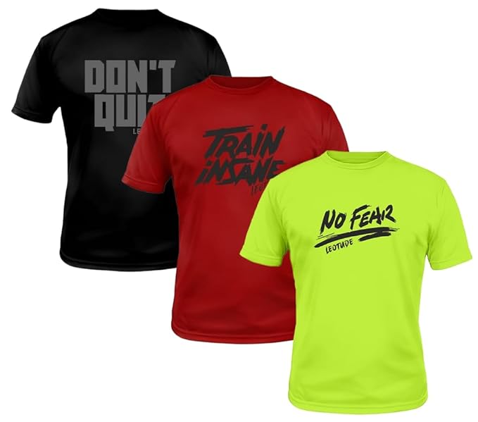 LEOTUDE Regular Fit Half Sleeve Round Neck Cottonblend Tshirt for Men's Combo