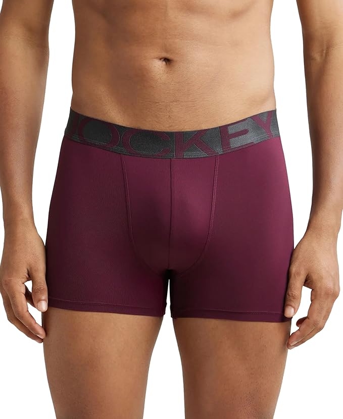 Jockey IC28 Men's Tactel Microfiber Elastane Stretch Solid Trunk with Moisture Move Treatment