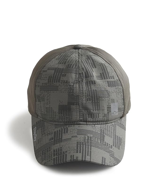 Jockey CP23 Men's Polyester Printed Cap with Adjustable Back Closure and Stay Dry Technology