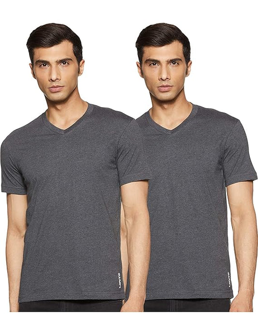 Levi's Men's Cotton Solid Regular Fit T-Shirt