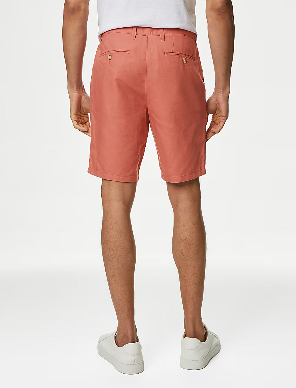 Linen Blend Chino Shorts