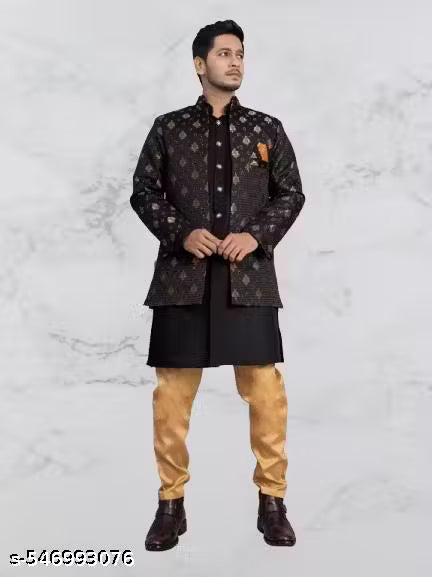 Mens Jaket Kurat & Pajama Set