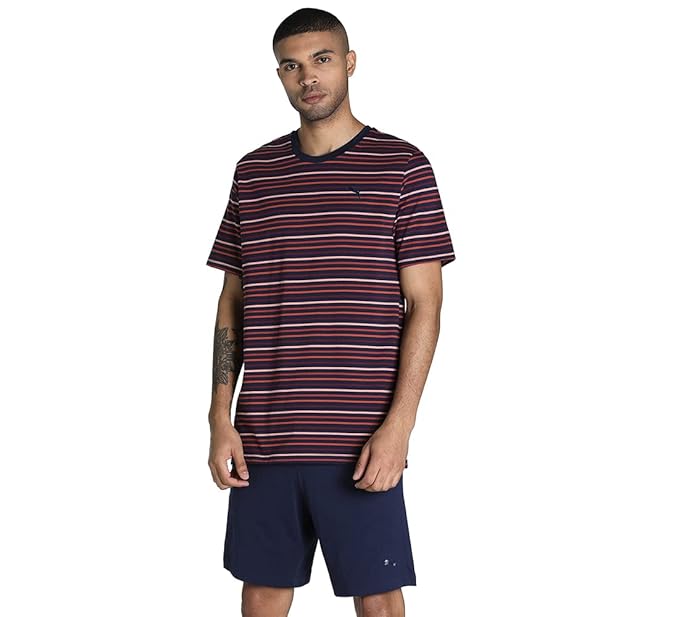 Puma Men's Cotton Regular Fit T-Shirt