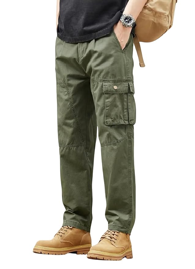 Lymio Men's Regular Fit Low Rise Cargo || Cargo Pants Cotton || Cargos