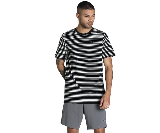 Puma Men's Cotton Regular Fit T-Shirt