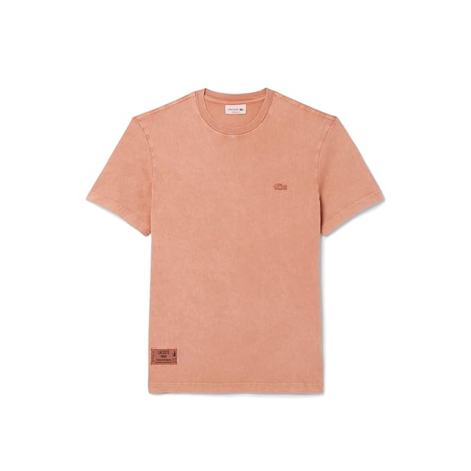 Lacoste Washed Effect Heavy Jersey T-Shirt