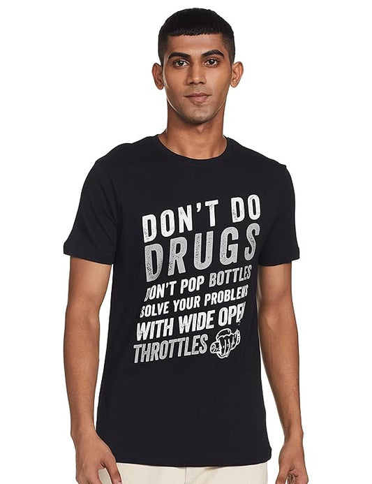 Max Men Printed Crew Neck Regular Fit T-Shirt