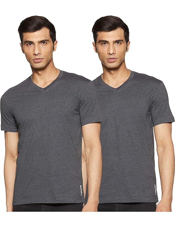 Levi's Men's Cotton Solid Regular Fit T-Shirt